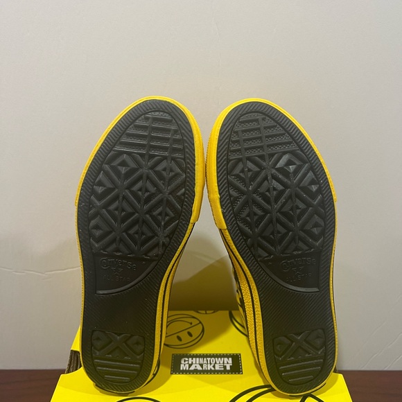 Converse x Chinatown Market, Chuck Taylor Allstar Hi, 371255C, Yellow & Black - Picture 12 of 13